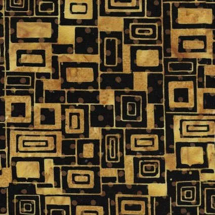 Rectangles Sable Interurban Island Batik