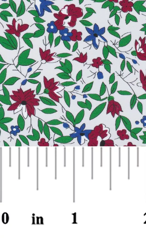 Red Navy Floral 2204