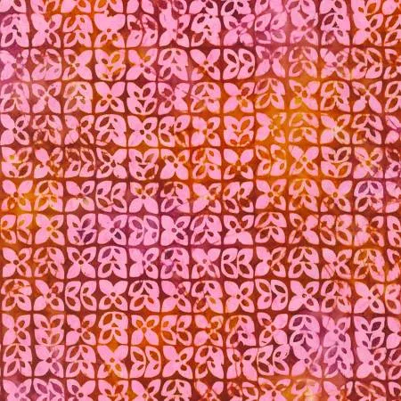 retro-rainbow-flower-grid-batik Retro Rainbow Flower Grid Batik