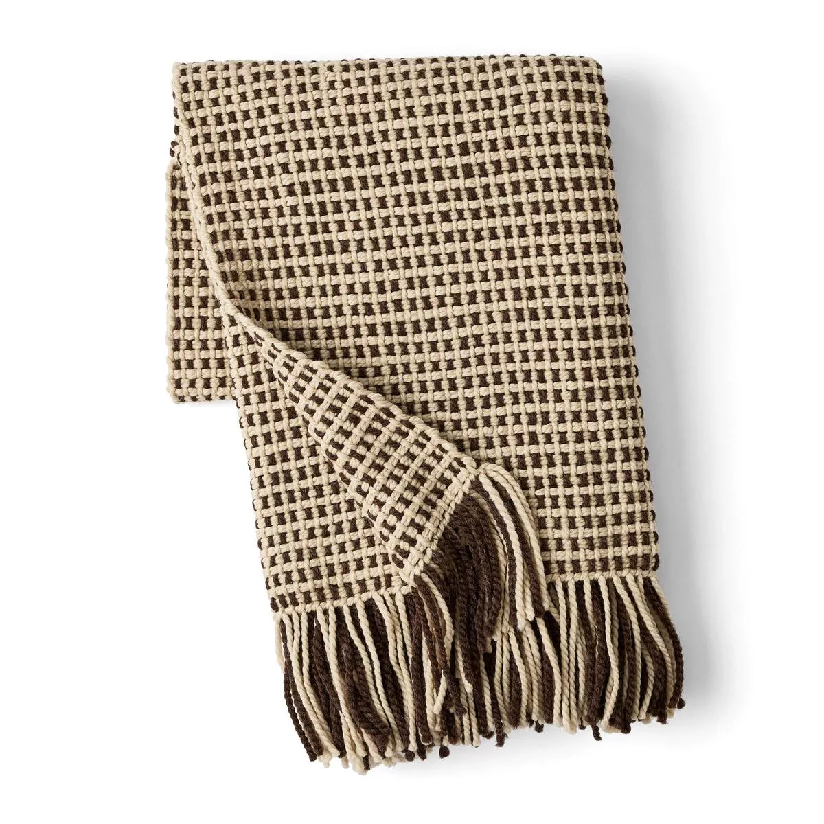 Roca Throw – Natural/Brown