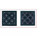 Sashiko Coaster Kit #262 Navy