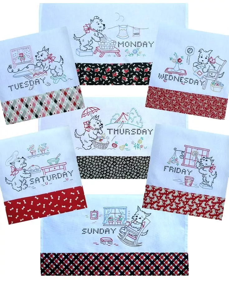 Scotty Hand Embroidery Pattern