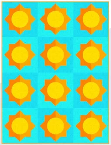 Scrappy Suns Pattern