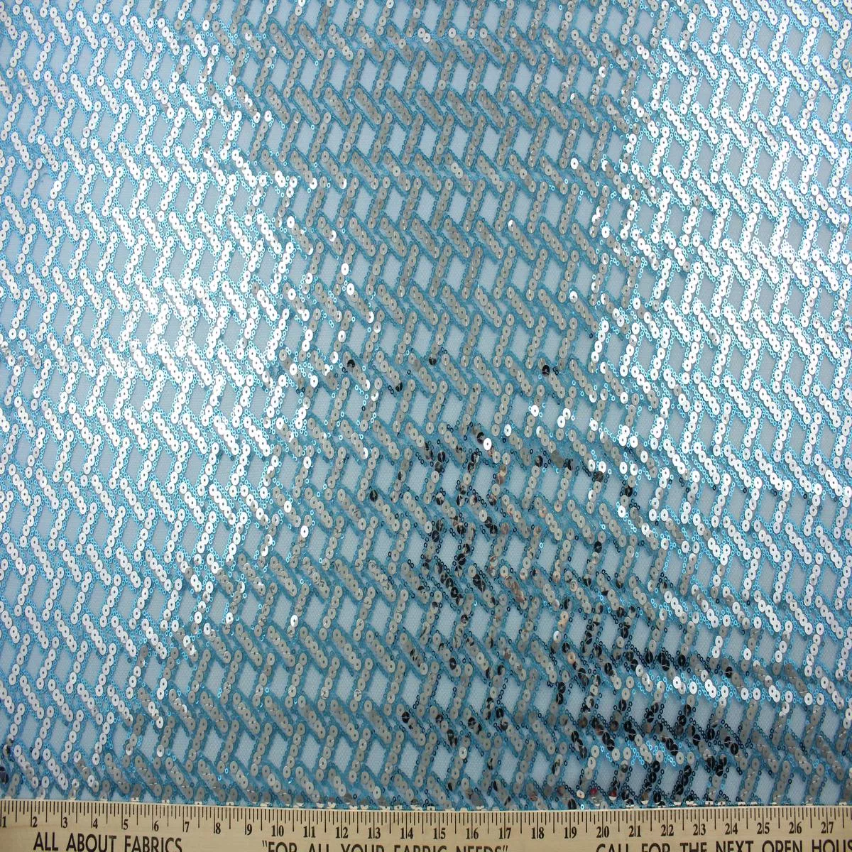 Sequined Sparkle in Blue