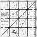 Sew Square 4 in Ruler