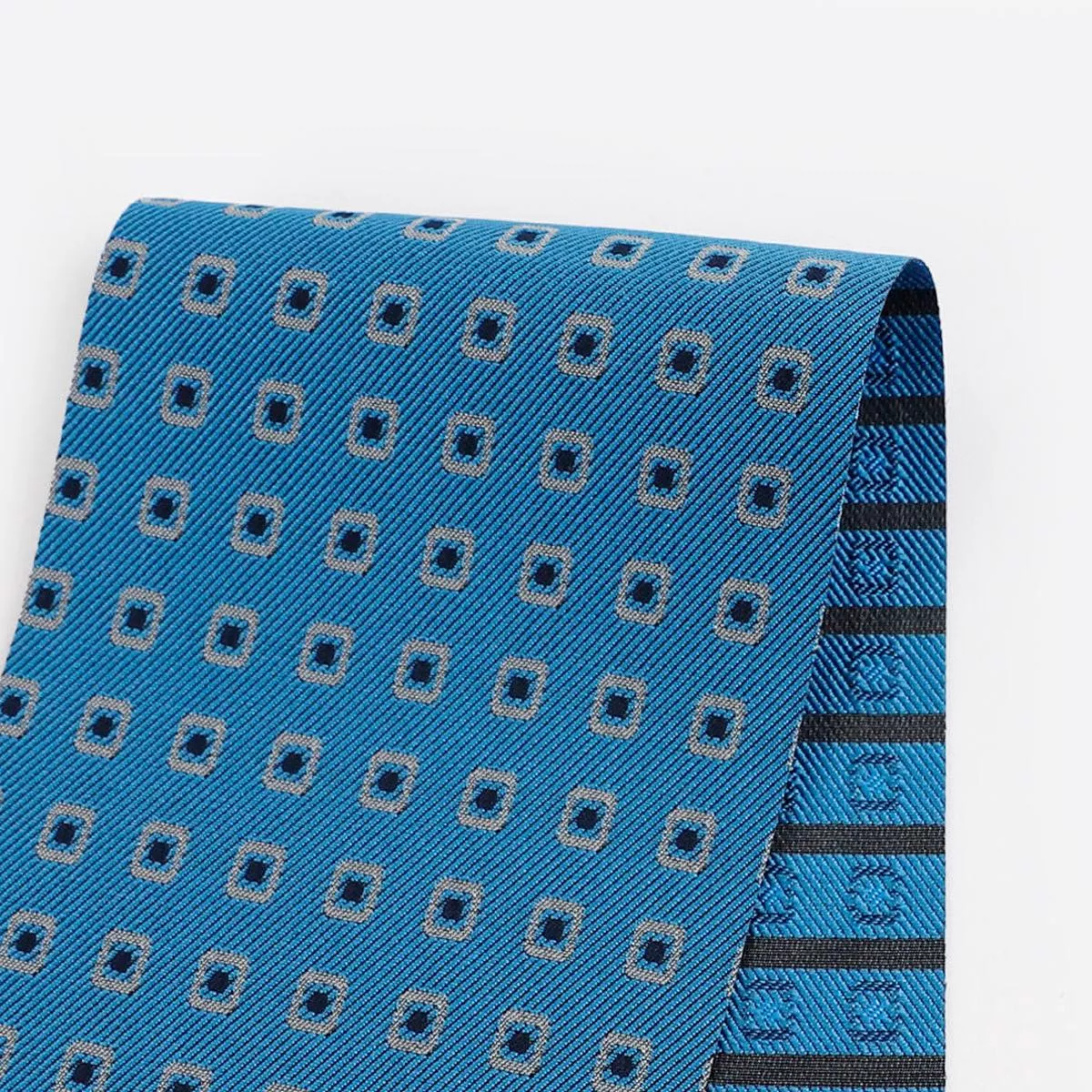 Square Twill Jacquard – True Blue