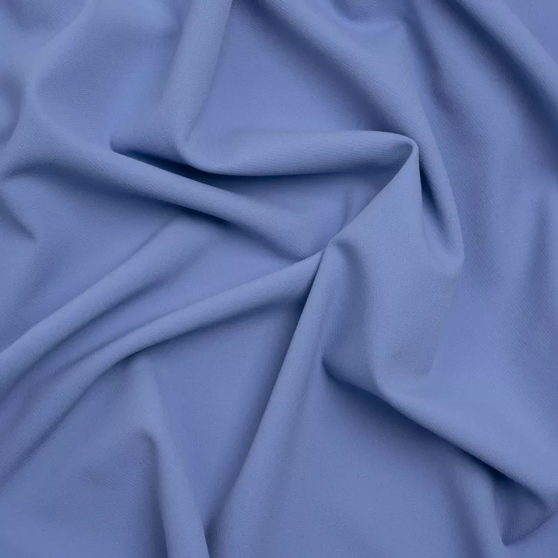 stretch-creped-polyester-twill-periwinkle-deadstock Stretch Creped Polyester Twill – Periwinkle – Deadstock