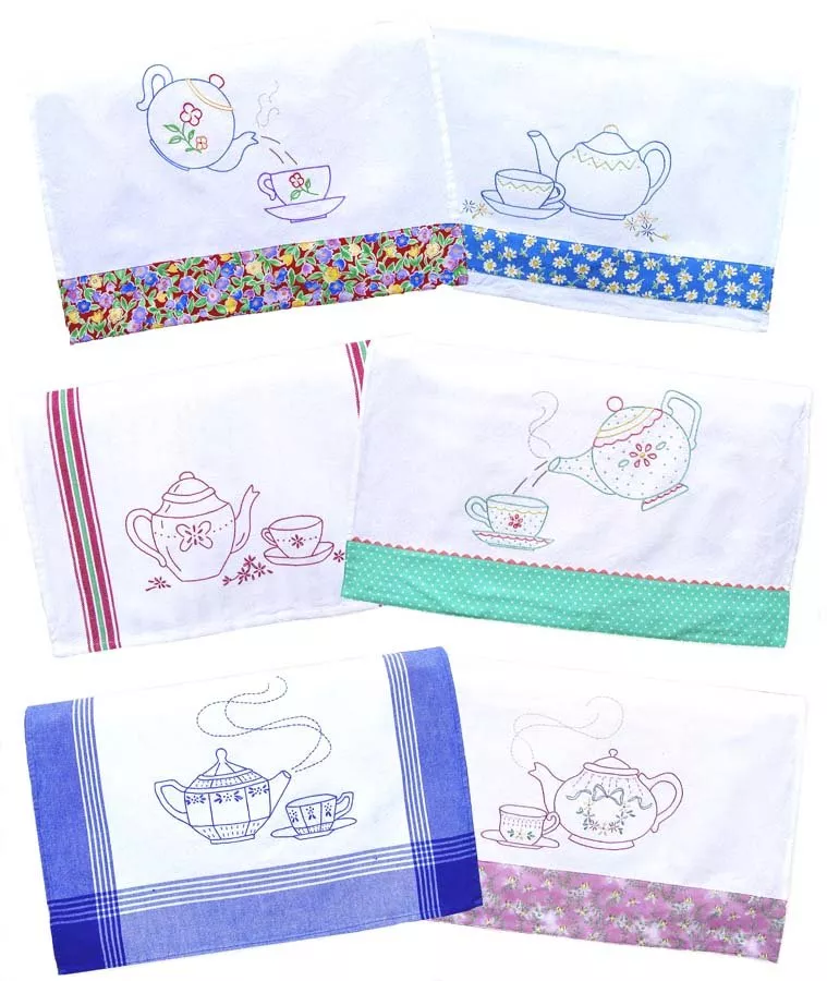 Tea Time Hand Embroidery Pattern