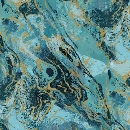 Teal Marbled Earth