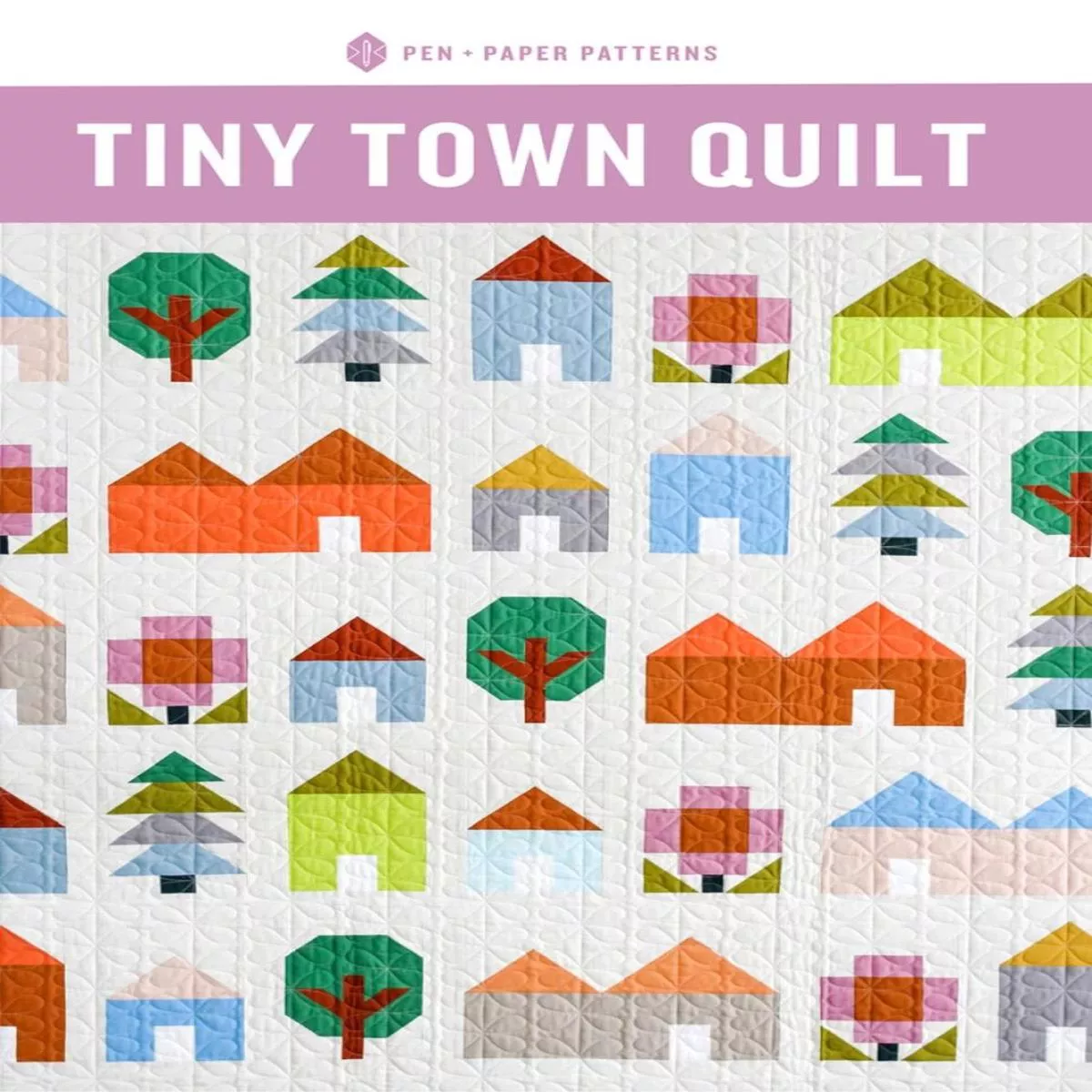 tiny-town-quilt-pattern-by-pen-paper Tiny Town Quilt Pattern by Pen & Paper