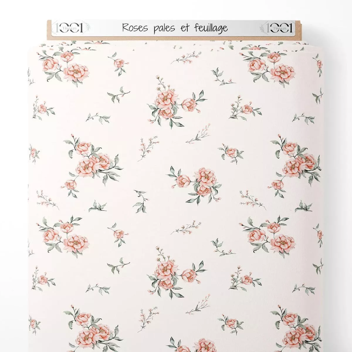 tissu-roses-ples-et-feuillage Tissu – Roses ples et feuillage
