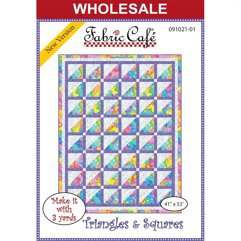 Triangles & Squares 3-Yard Quilt Pattern