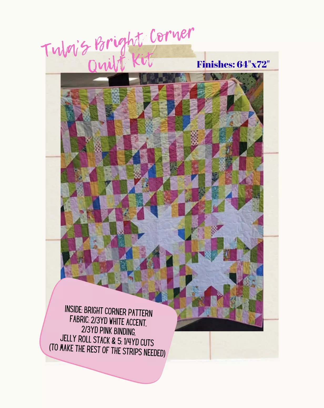 Tula's Bright Corner Quilt Kit