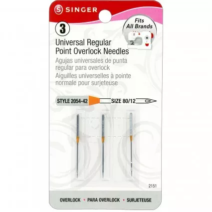 universal-overlock-needles-80-12singer-dym2151 Universal Overlock Needles 80/12Singer DYM2151