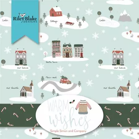 Warm Wishes 10in Squares, 42pcs/bundle