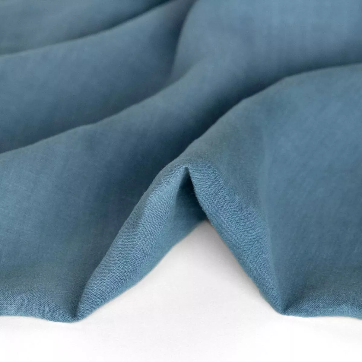 Washed Linen – Pacific Blue