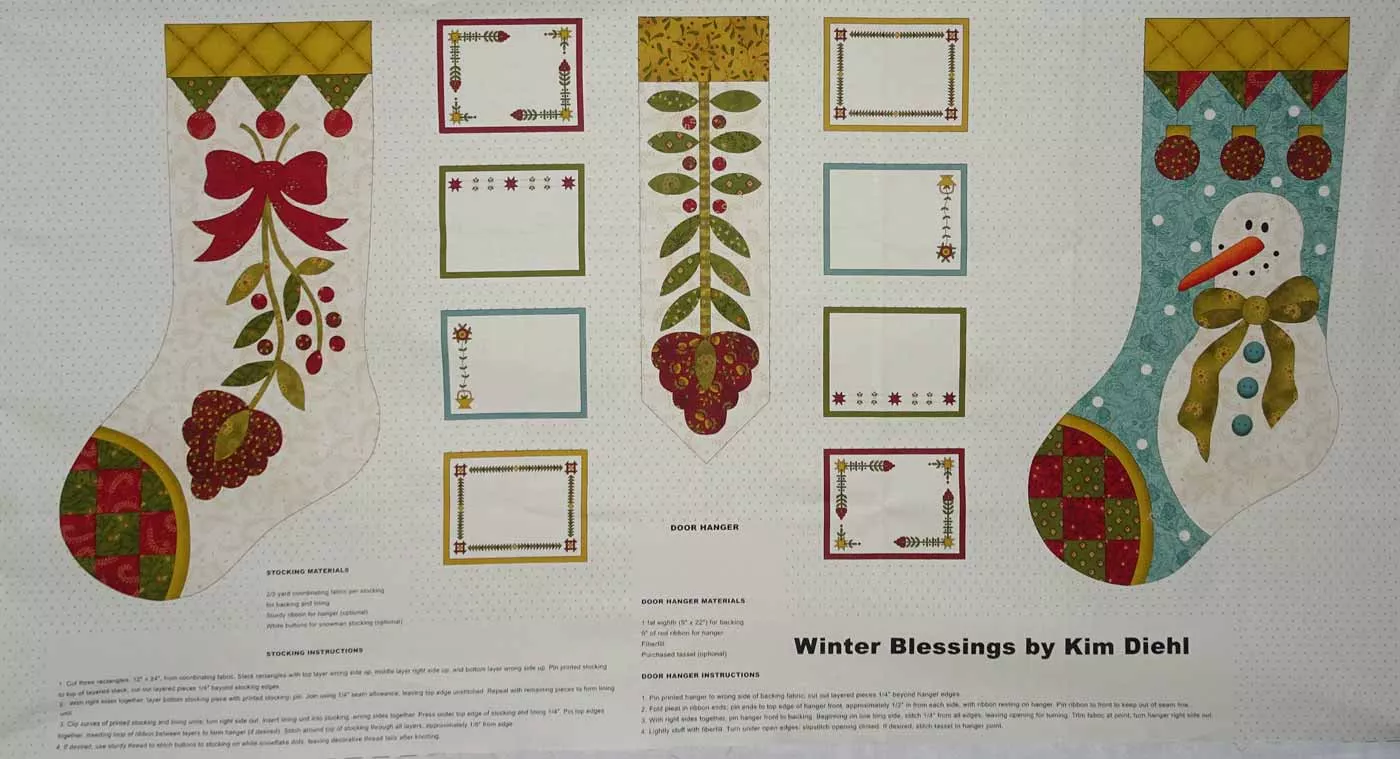 Winter Blessings Panel