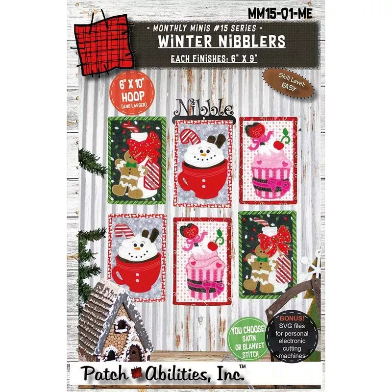 Winter Nibblers Machine Embroidery