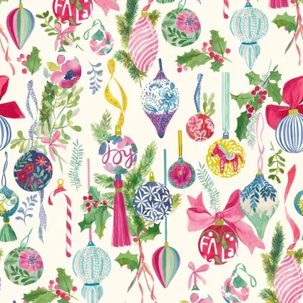 Winter White- Ornaments- Fa La La