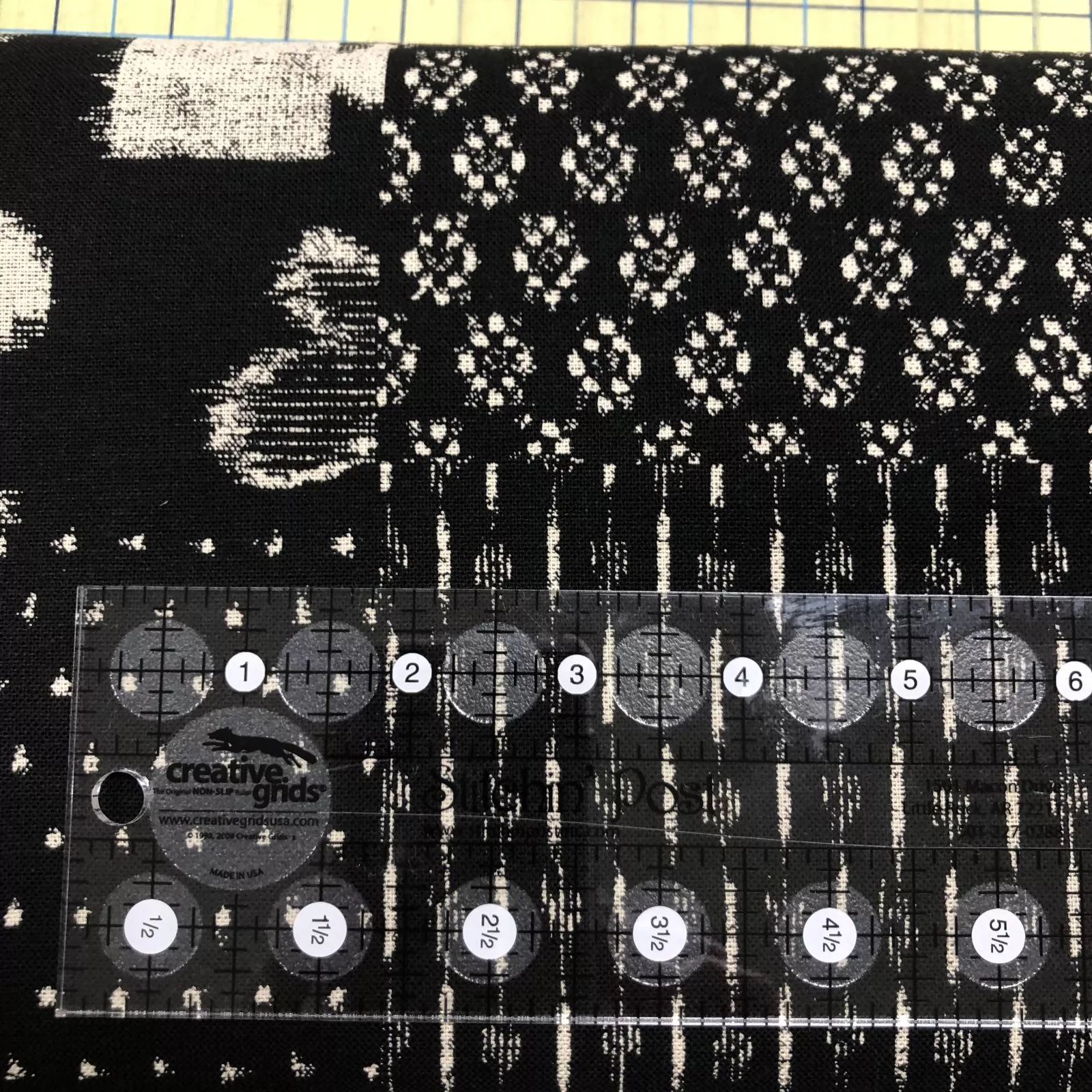 Woven Cotton Patchwork Black 2000-60A