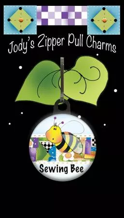 Zipper Charm - Sewing Bee