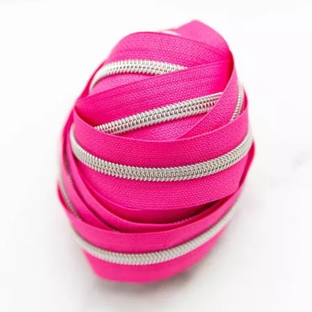zippers-by-yard-pop-pink-3yds Zippers by the Yard Pop Pink 3yds